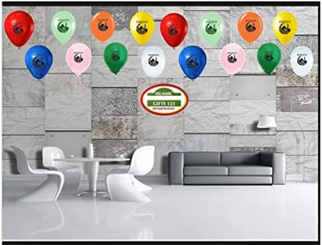 Ramadan Balloons [100 PACK] Ramadan Mubarak Wall Decoration Ramadan Favors Ramadan DIY Eid Decor Islamic Gifts 123 (Balloons) - Image 6