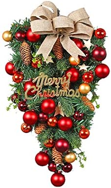 Christmas Wreath Winter Wreath for Front Door Xmas Party Favors Decoration Accessories Door Window Porch Pendant - Image 5