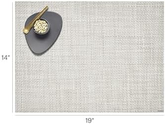 Chilewich Basketweave Placemats, Woven Rectangle Placemats Set of 4 - Image 2