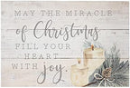 Simply Said, INC Rustic Pallets, May the Miracle of Christmas... - 16" x 10.75" Rustic Wood Sign RUS1263 by SimplySaidINC