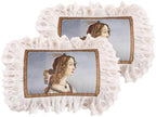 patdrea Designer Velvet Throw Pillow Cover,Set of 2,12"x20"-Botticelli A by patdrea