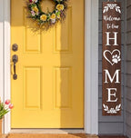 Welcome Sign Porch Decor Front Door Outdoor Wooden Board, Rustic Farmhouse - Image 6