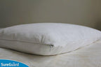 Set of 2 King Size SureGuard Pillow Protectors - 100% Waterproof, Bed Bug Proof, Hypoallergenic - Premium Zippered Cotton Terry Covers - Image 2