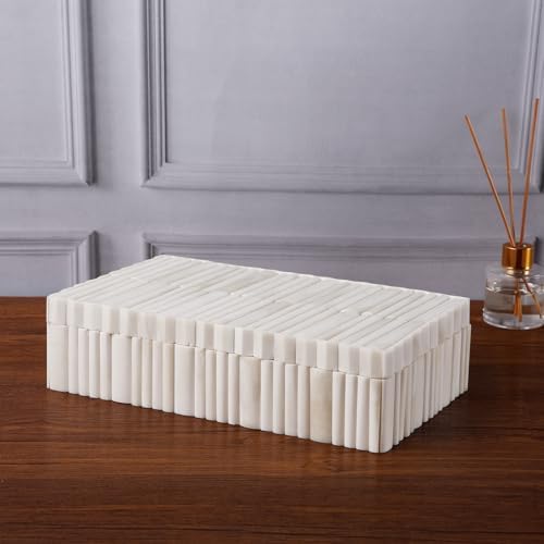 Handicrafts Home Decorative Keepsake Box 8x5 – Small Organizer Box with Lid, Boho Decorative Storage, Retro Memory Box, Unique Coffee Table Décor, Jewelry or Trinket Box, Modern Shelf Decorative Box - Image 6