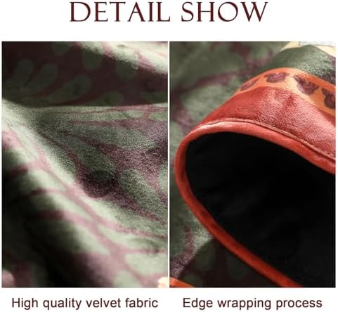 Patdrea Designer Elegant Velvet Table Runner,12"X118"-Oldlegend B - Image 5