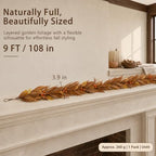9 FT Eucalyptus Fall Garland - Image 3