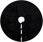 Sophia-Art Christmas Tree Skirt, Luxury Velvet Plush Skirt, Xmas Decoration Holiday Party Décor, Soft Velvet Home Décor Merry Christmas Party Christmas Tree Decorations (Black,36 Inch) by Sophia-Art