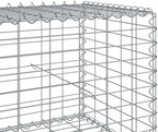 vidaXL Gabion Basket 393.7x19.7 Galvanized Iron Outdoor Garden Landscaping Cage - Image 4