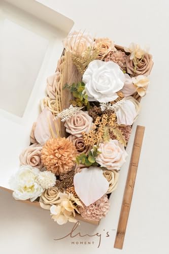 Ling's moment Artificial Wedding Fall Flowers Deluxe Combo, Boho & Nude - Image 6