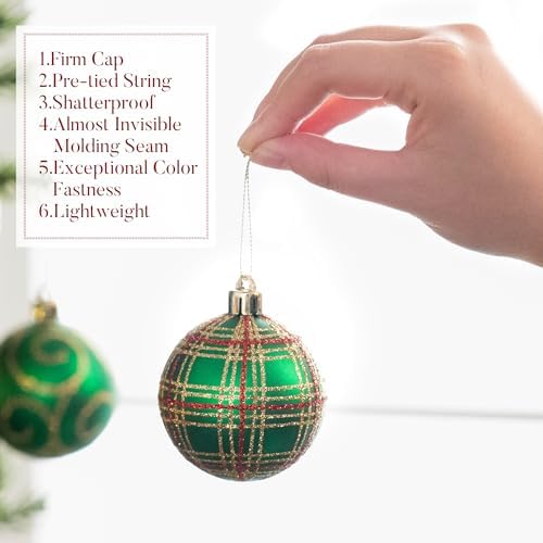 Valery Madelyn 35ct Christmas Tree Decorations Ball Ornaments 2.36 Inches - Image 5