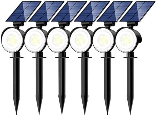 nipify Solar Spot Lights Outdoor Waterproof, Landscape Spotlights by Nipify