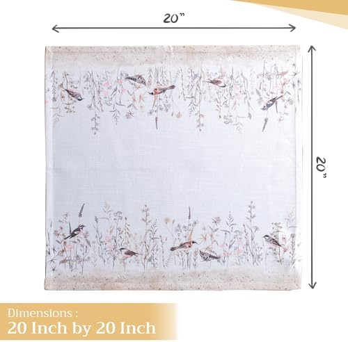 Maison d' Hermine Cloth Napkins Set of 4 Reusable 100% Cotton (20" x 20") - Image 4