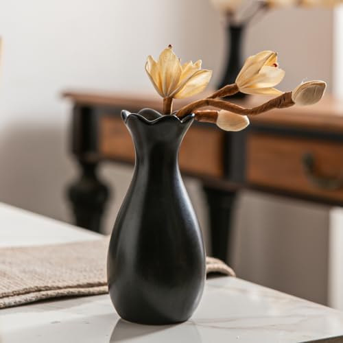 Ceramic Bud Vases, Black, Set of 10 - Image 7