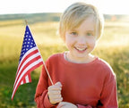 Tegeme 80 Pack Bulk Small American Flags on Stick, Wooden Pole Spear Tip - Image 6