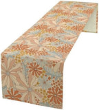 Vintage 70s Floral Table Runner Hippie Boho Abstract Aesthetics Flowers Dinner Runner for Home Birthday Party Kitchen Dining Table Decoration 13x120in by Unknown