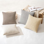 MIULEE Neutral Harmony Decorative Pillow Covers 18x18 Inch Set of 4 - Image 4