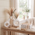 Reallnaive 8 Pcs Rustic Vase Centerpieces, with God All Things are Possible - Image 4