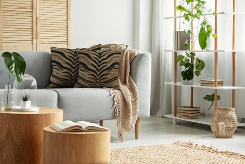 TOMWISH Animal Skin Pattern Print Throw Pillow Covers 26x26 in Set of 2 - Image 6