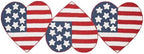 Lightnpro Beaded Table Runner 13x36 Inch - American Flag Design Heart Shape Patriotic Table Décor for 4th of July, Independence Day, Christmas Thanksgiving Holidays & Special Events - Red Blue White - Image 2