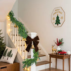 Rowfad 6Ft Norfolk Pine Garland for Mantle Christmas Decorations, 2 Set - Image 4