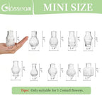 Glasseam Mini Bud Vases for Centerpieces: 40Pcs Clear Glass Vases in Bulk - Image 3