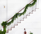 18FT (2Pcs 9Ft) Extra Full Christmas Garland Real Touch Norfolk Pine Garland Christmas Decorations Realistic Greenery Garlands for Mantle, Table, Stairs, Railing,Fireplace Indoor Outdoor Holiday Decor - Image 6