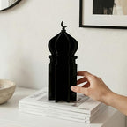 iwa concept Islamic Minaret Table Decor Statue, 3D Acrylic Mosque Sculpture, Modern Minimalist Interlocking Statue for Ramadan, Eid and Muslim Home - Image 2