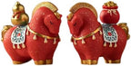 2026 Chinese New Year Horse Figurines Chinese Year of the Horse Decorations 2Pcs Resin Horse Statue Spring Festival Cute Zodiac Gift Blessing Souvenir Home Office Store Restaurant Tabletop Decors by Unknown