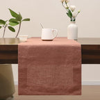 Linen Table Runner 108 Inches Long 100% French Linen Table Runners by TSEAPENI