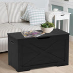 Timberer 31.5" Storage Chest, Wooden Storage Bench, Entryway Shoes Bench - Image 6