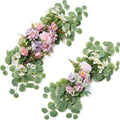 Wedding Arch Flowers 2PCS Artificial Flower Arrangements Purple by Unknown