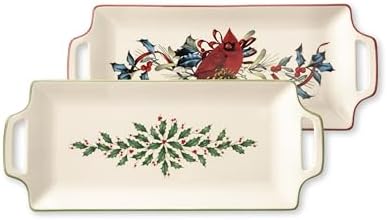 Lenox Holiday Ivory Christmas Porcelain Serving Tray - Image 5