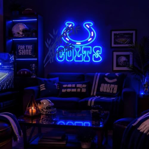 Sports Horseshoe Neon Sign USB Powered for Man Cave Wall Decor - Image 3