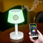 Swthlge Quran Speaker - Muslim Bluetooth Speaker Digital APP Remote Control Night Light Desk Lamp,Home Decoration Table Lamp for Kids Quran Recitation, Eid Mubarak hajj Gifts by Unknown