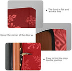 Qilmy Christmas Snowflakes Christmas Door Covers Front Door Christmas Decoration Washable Door Sign Banner Holiday Home Decorations 35X79 Inch - Image 4