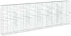 vidaXL Gabion Basket with Cover 236.2"x19.7"x78.7" Galvanized Iron - Image 7