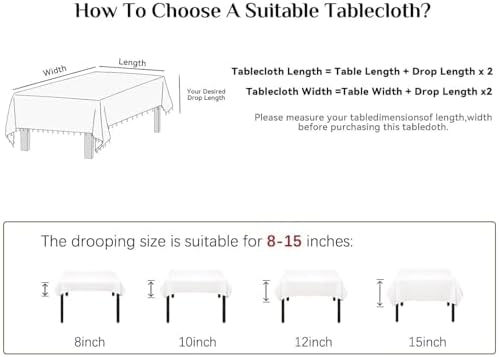Ramadan Mubarak Tablecloths for Eid Mubarak Decorations Moon Star Table Cloth Rectangle Table Cover for Kitchen Dining Home Party Decorations - Image 4