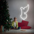 Kneeling Angels Neon Sign, Elegant Angel LED Neon Light Sign for Christmas Tree Decoration Dimmable USB Powered, Holy Glow Light Up Sign for Wall Home Holiday Church Décor & Customizable Gift - Image 7