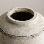 Large Ceramic Flower Vase Home Decor Rustic Vintage Terracotta Vase 10.4" - Image 4