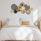 Tatuo 11 Pcs Boho Woven Wall Basket Decor Handmade Wicker Hanging,Fresh - Image 5