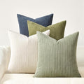 Topfinel Decorative Velvet Pillow Covers 24x24 Set of 4 Livingroom Cushion Covers Soft Boho for Bed Accent Modern Pillowcases Sofa Livingroom Home Decor Muted Teal by Topfinel