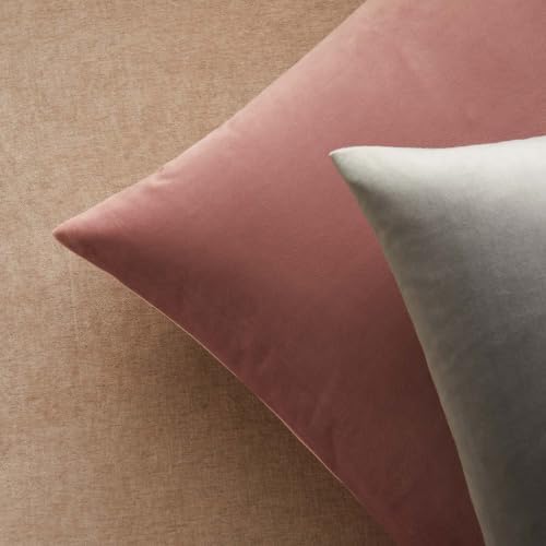 JUSPURBET 28x28 Euro Velvet Throw Pillow Covers Set of 2,Pink Purple - Image 5