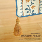 ISAENNE Designer French Linen Long Table Runner,102"x12"-Estevan A - Image 6