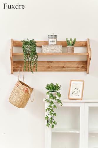 2 Pack Fake Hanging Plants, Faux Eucalyptus Vine Fern and String of Pearls - Image 3