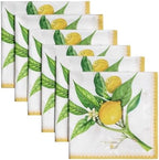Maison d' Hermine Cloth Napkins Set of 6 Reusable 100% Cotton (20" x 20") by MaisondHermine