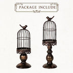 Birdcage Candle Holder, Vintage Candle Stick Holders, Wedding Candle Centerpieces for Tables, Iron Candlestick Holder Home Decor - Image 7