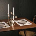 DOLOPL Placemats Set of 6, Reversible Dual-Color Faux Leather Place Mats - Image 5