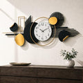 39" Modern Large Wall Clock Decorative Metal Art for Living Room by Axioglo