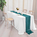 20 Pack Teal Table Runner 10Ft Cheesecloth Table Runner Boho Gauze Table Runners Romantic Long Turquoise Cheese Cloth Table Runners for Wedding Party Bridal Shower - Image 3
