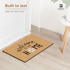Coir Welcome Mat, Non-Slip, Welcome to Our Home, 17x29 in - Image 2